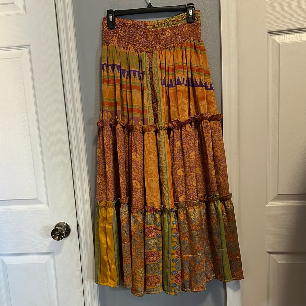 KANTHA MONARCH MAXI SKIRT OOAK - Picture 2 of 6